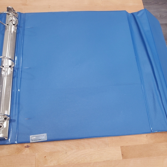 VINTAGE TRAPPER KEEPER BLUE THREE RING BINDER - Picture 8 of 11